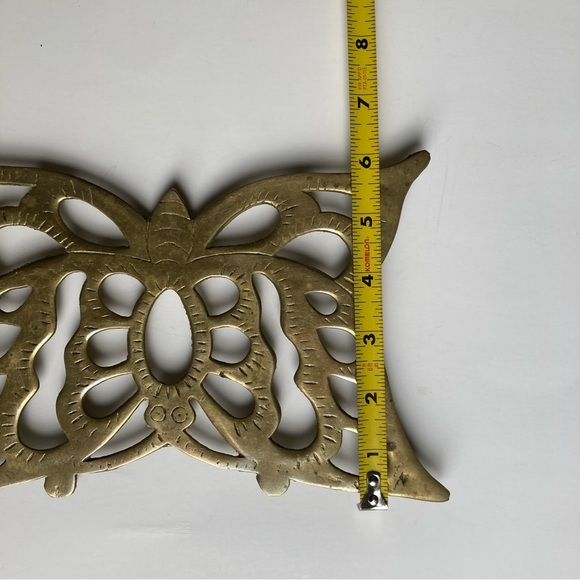 Vintage Brass Butterfly Trivet - Picture 4 of 5